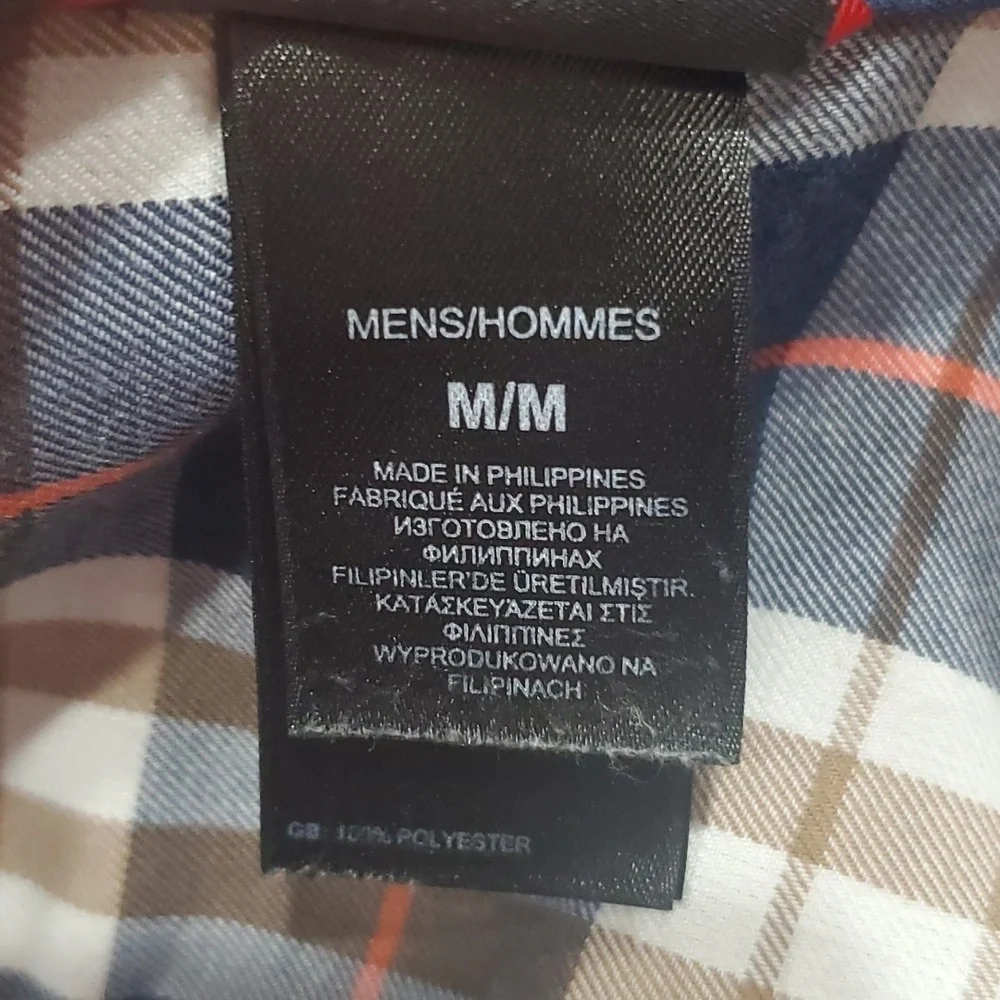 MENS THE NORTH FACE SHIRT WITH SNAPS SIZE MEDIUM